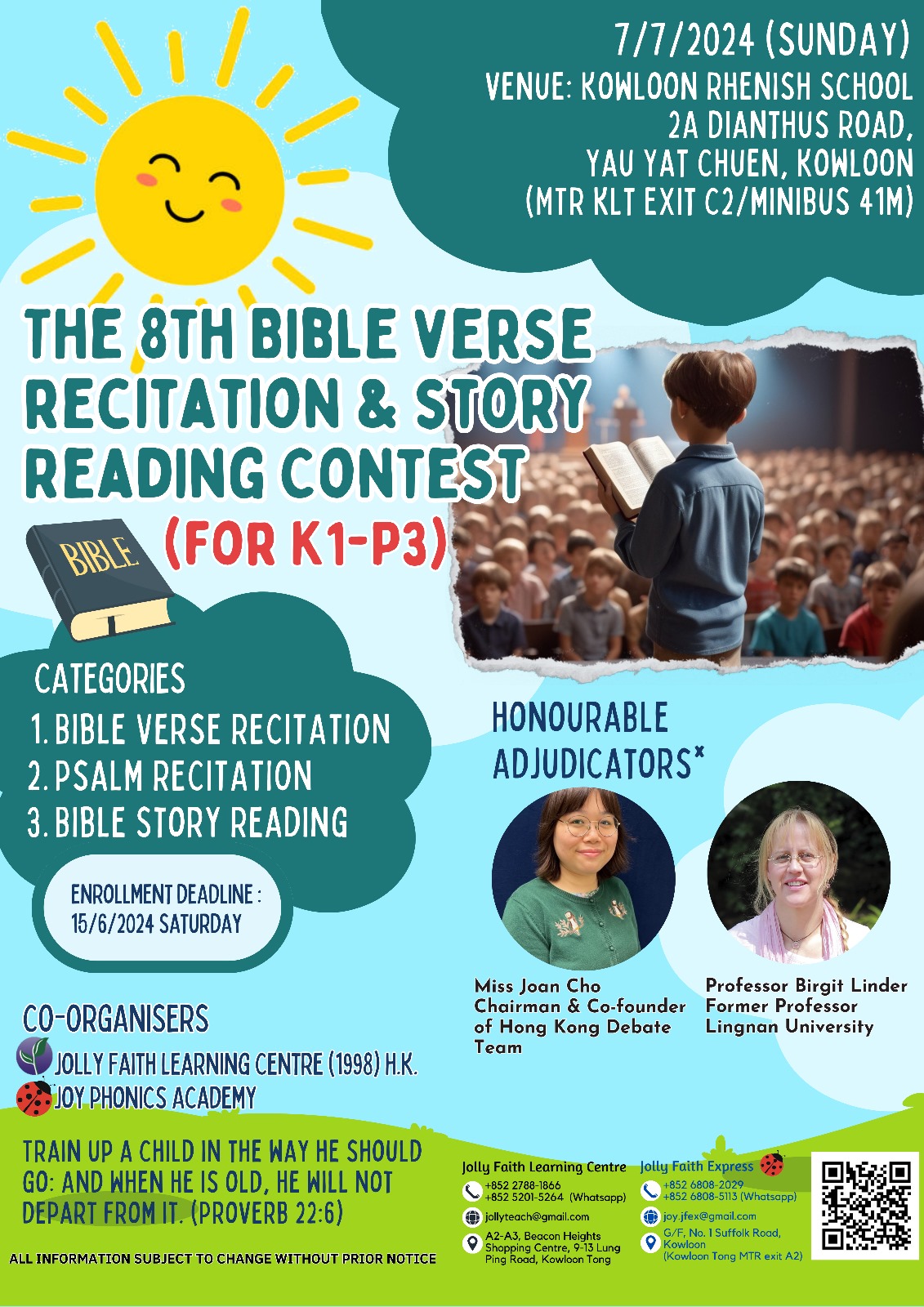 The 8th Bible Verse Recitation and Story Reading Contest